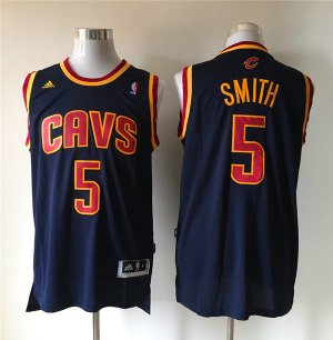 Maillot De Basket Cleveland Cavaliers J.R.Smith 5 Tissus Sportif Fans Edition Bleu
